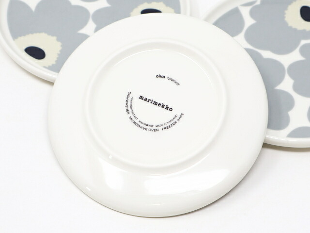 楽天市場】マリメッコ ミニプレート ウニッコ ブルーグレイ (直径約