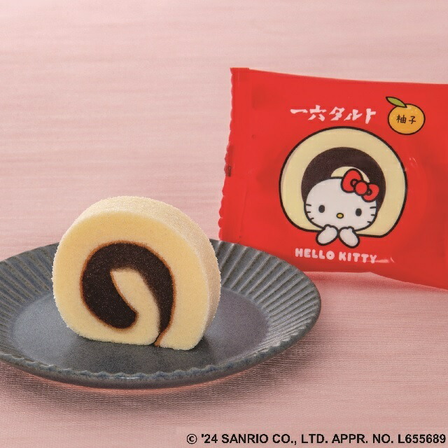 楽天市場】【公式】サンリオコラボ一六タルト ハローキティ 柚子味 1個