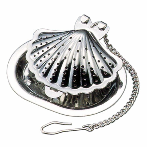 楽天市場】ナガオ ティーストレーナー 茶こし（シェル）18-8ステンレス