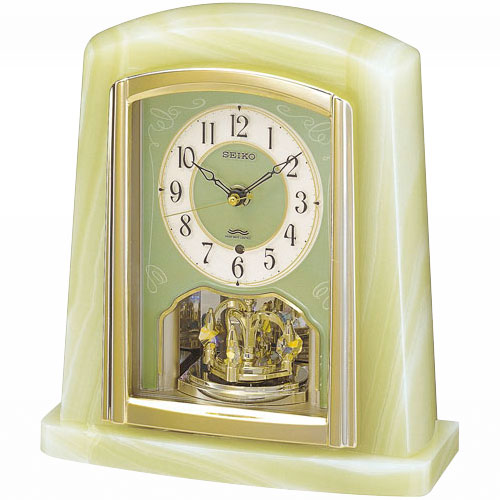 楽天市場】電波 置き 時計 オニキス BY223M セイコークロック 電波