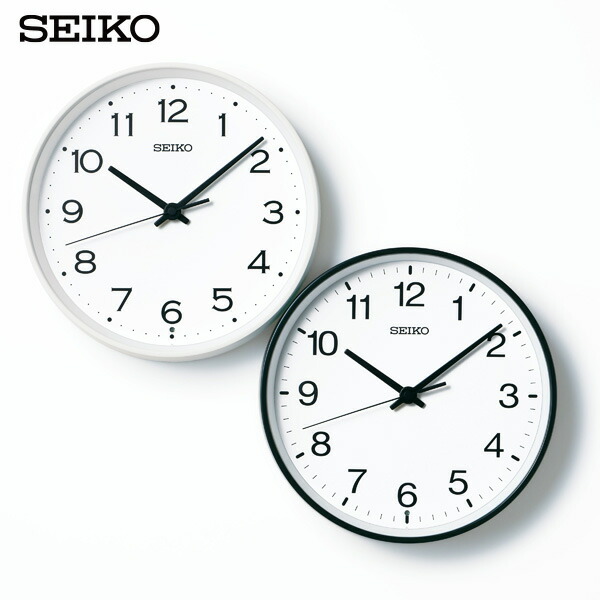 楽天市場】電波 掛 時計 KX268K セイコー SEIKO 金属枠 スイープ 電池
