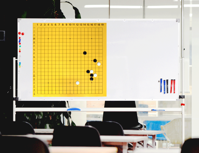 楽天市場】囲碁 携帯用バッグ付解説マグネット19路盤囲碁セット（囲碁