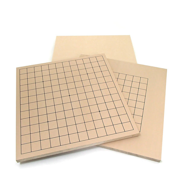 楽天市場】囲碁盤入門セット 新桂材9・13路碁盤（木製）両用盤とミニ角