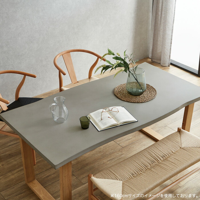 楽天市場】ダイニングテーブル コンクリート風 グレー 180 6人用 6人