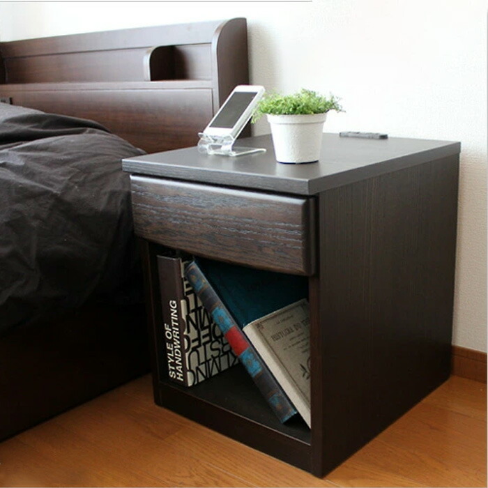 楽天市場】【特価2個セット】 ナイトテーブル 国産 コンセント付き