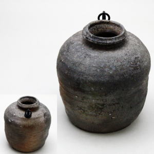 楽天市場】【花器/茶道具 花入 掛置兼用】 信楽焼き 蹲る（うずくまる