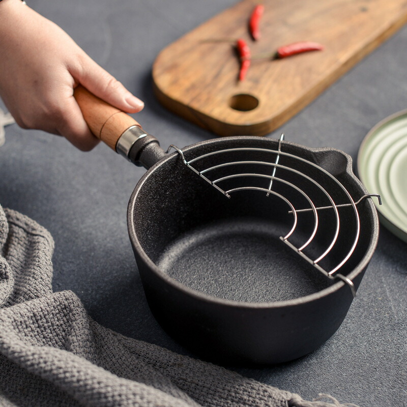 楽天市場】ミルクパン 鍋 鉄分 片手鍋 揚げ物 鍋 小さい アウトドア