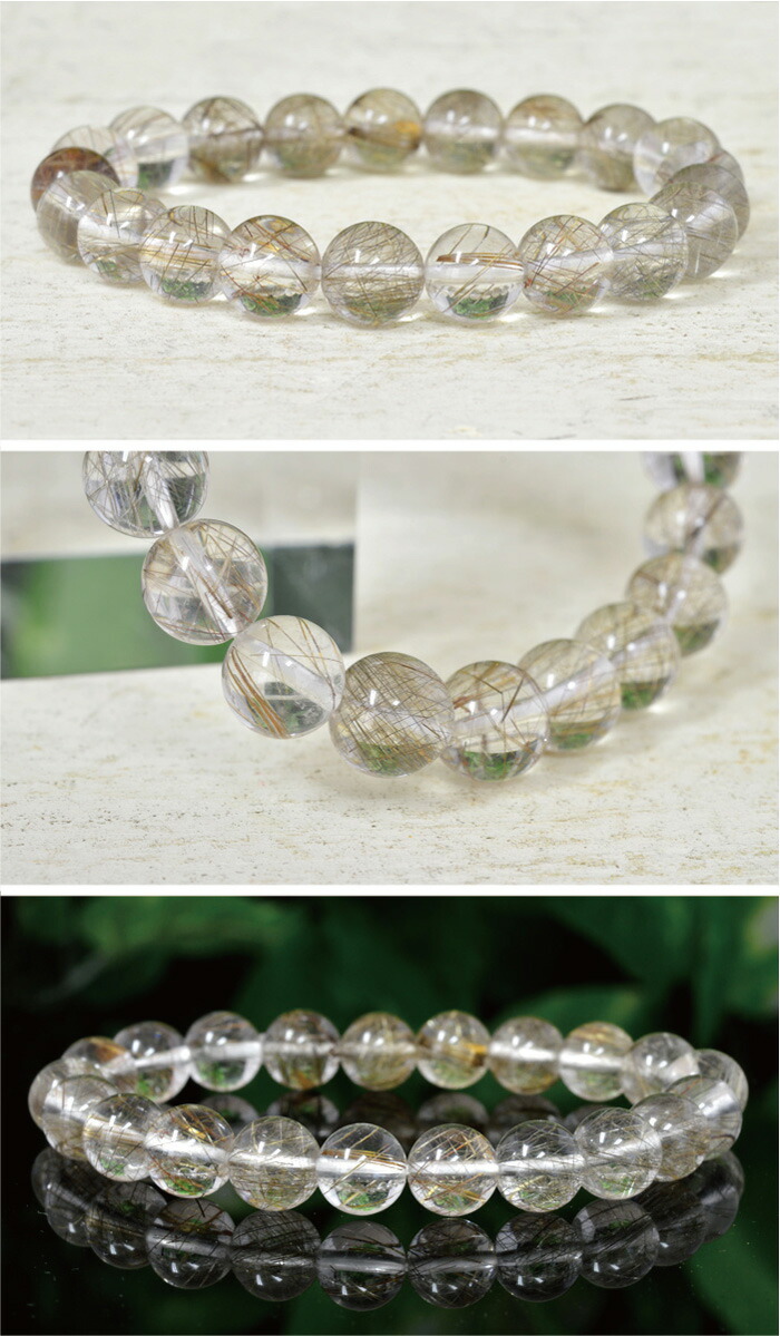 楽天市場】シルバー ルチルクォーツ ブレスレット 金運 《SALE》高品質