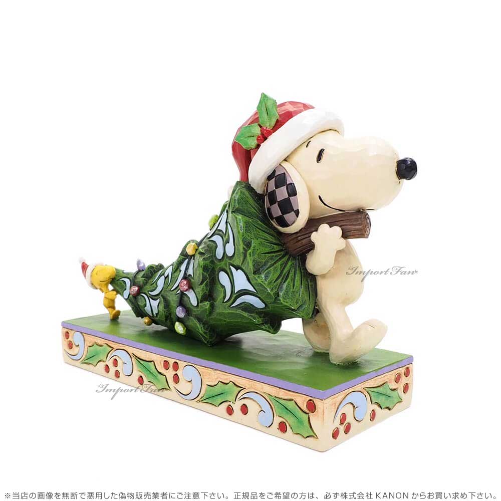 楽天市場】ジムショア スヌーピー＆ウッドストック クリスマスツリー