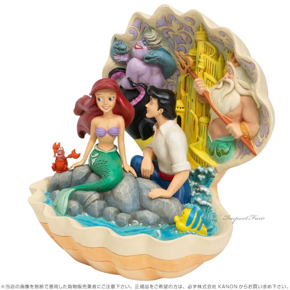 1000体限定☆リトル・マーメイド アリエル トリトン王 セバスチャン