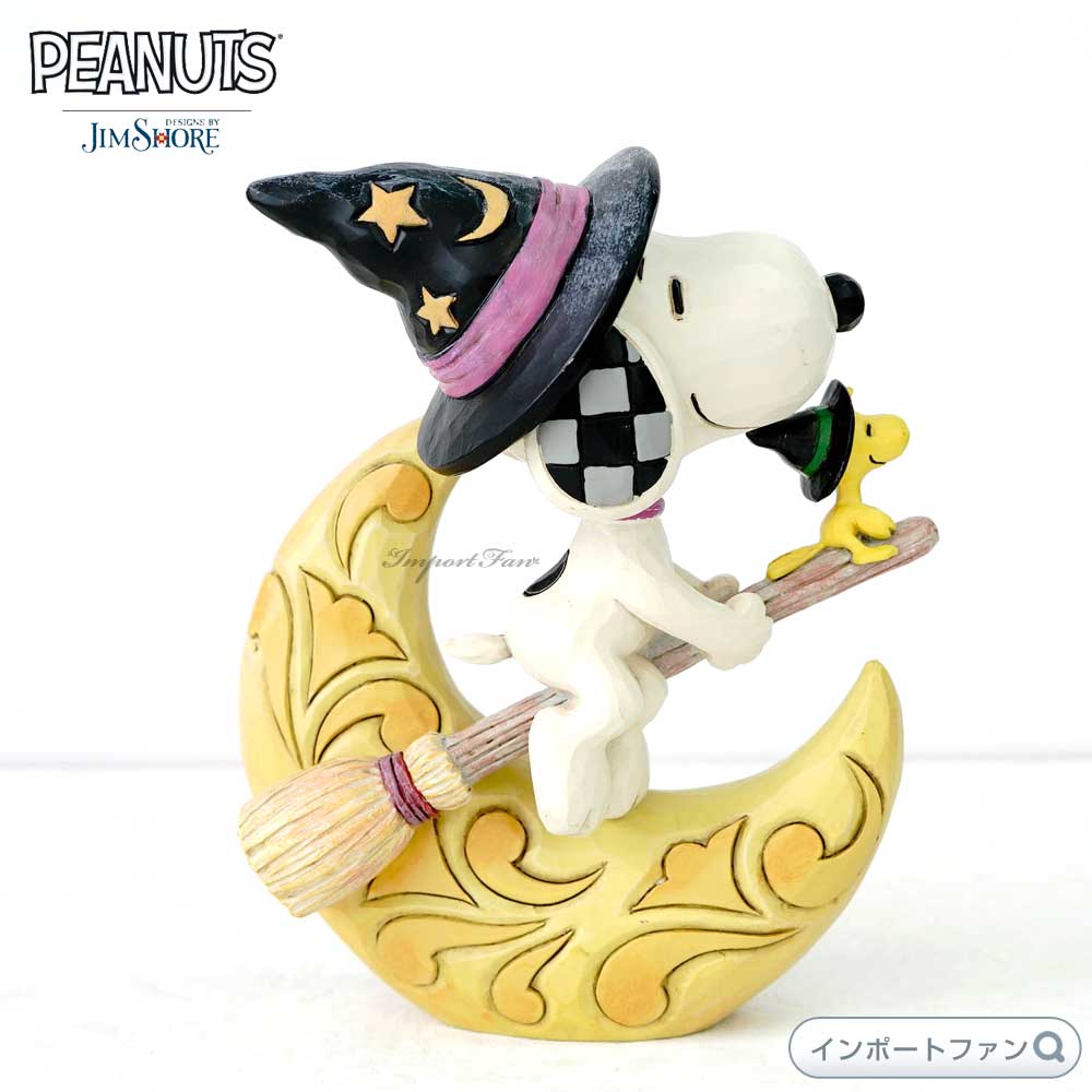 楽天市場】ジムショア スヌーピー ウッドストック 魔女と月 ハロウィン