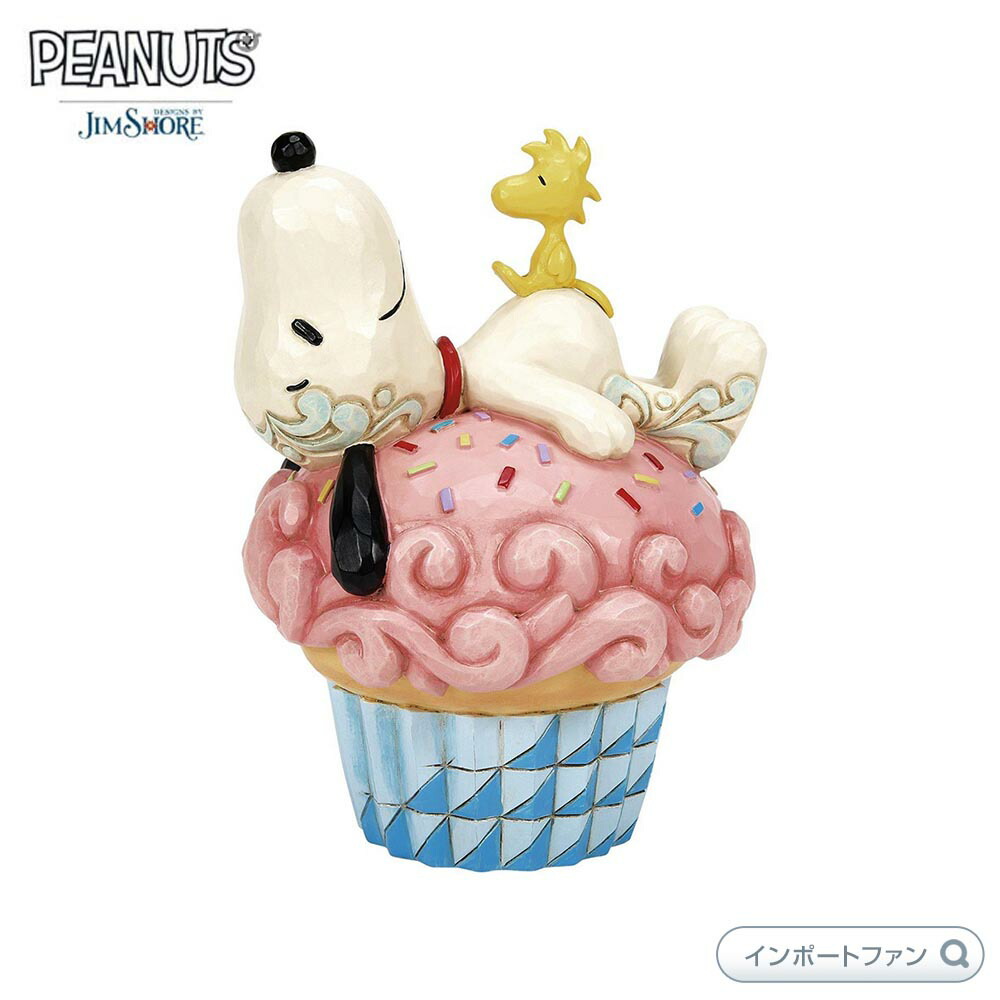 楽天市場】ジムショア スヌーピー レイイング オン カップケーキ