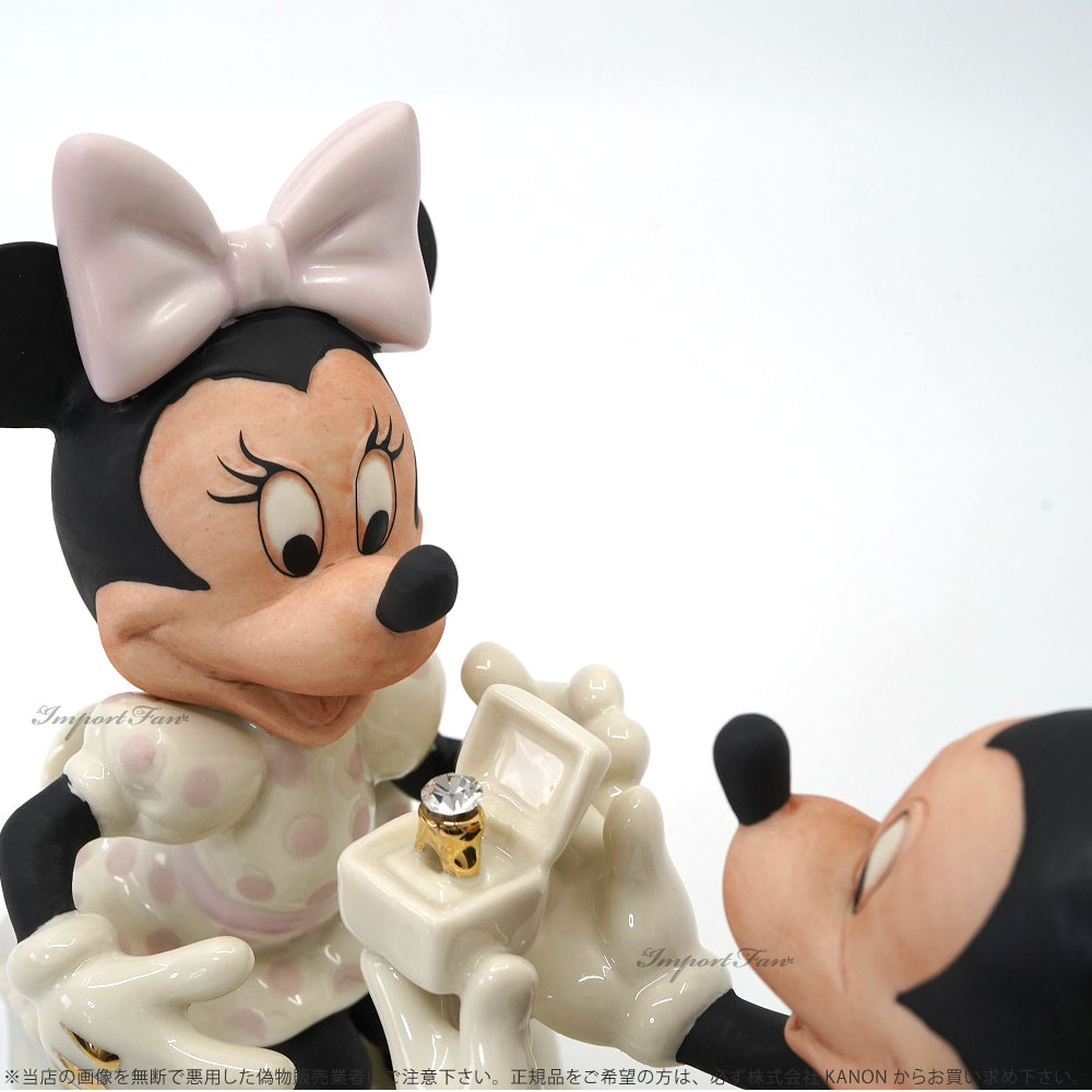 楽天市場】レノックス ミッキー&ミニー プロポーズ LENOX Mickey and
