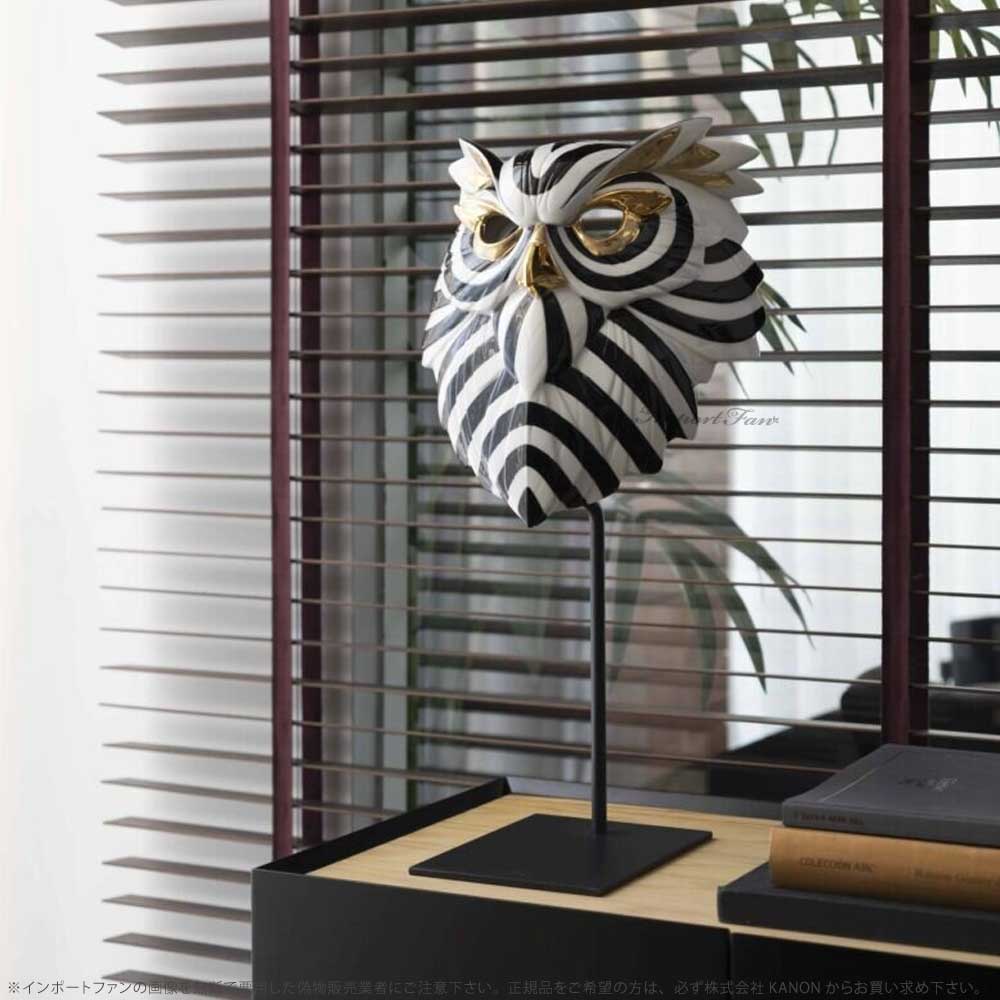 楽天市場】リヤドロ フクロウ 鳥 マスク 仮面 アフリカ 動物 01009406