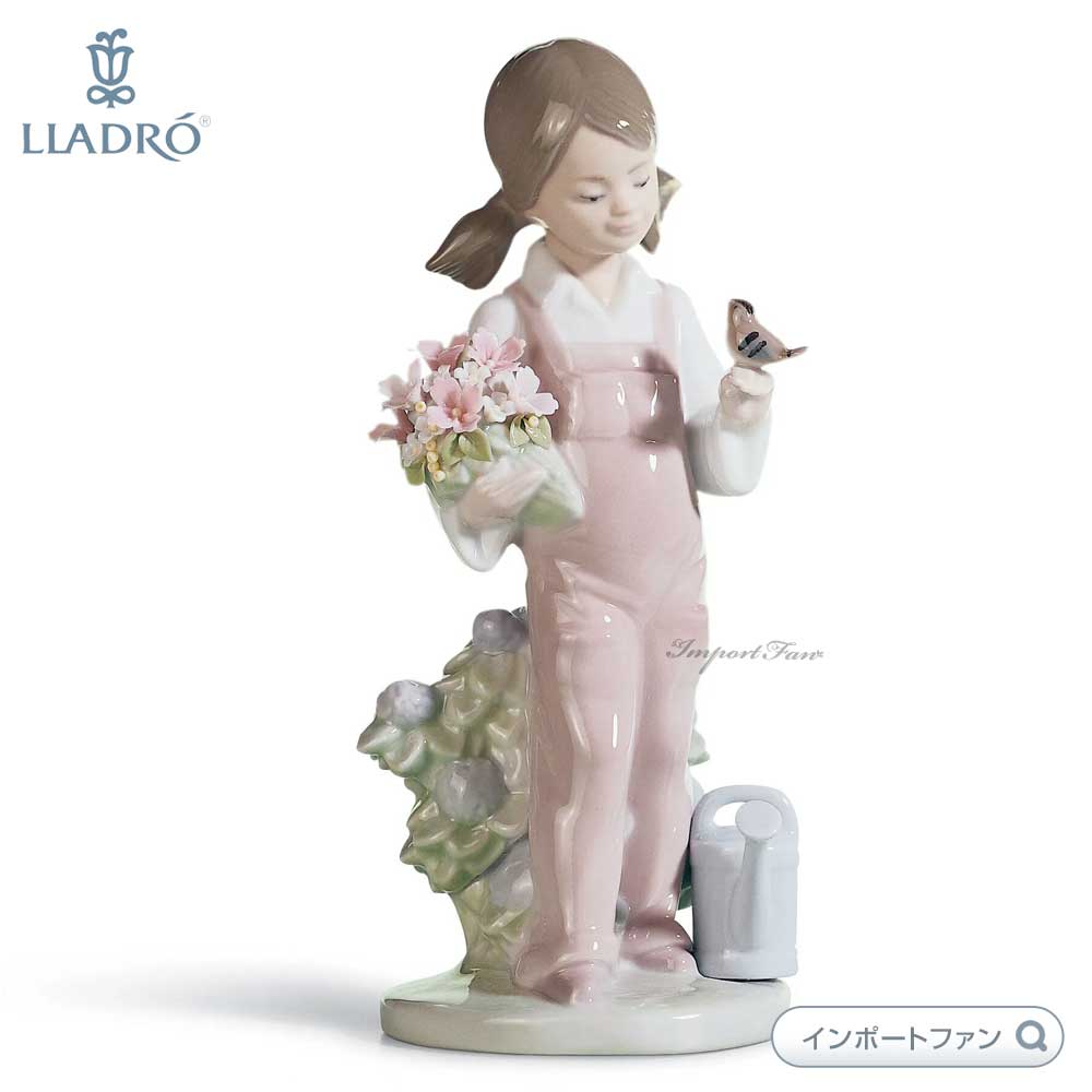 楽天市場】リヤドロ 小鳥と話す少女 花束 置物 01005217 LLADRO ギフト