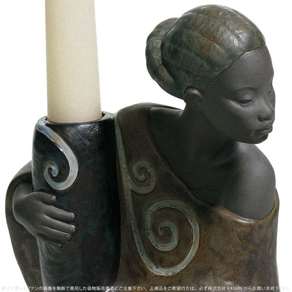 楽天市場】リヤドロ キャンドルホルダー アフリカの鼓動 置物 01012500