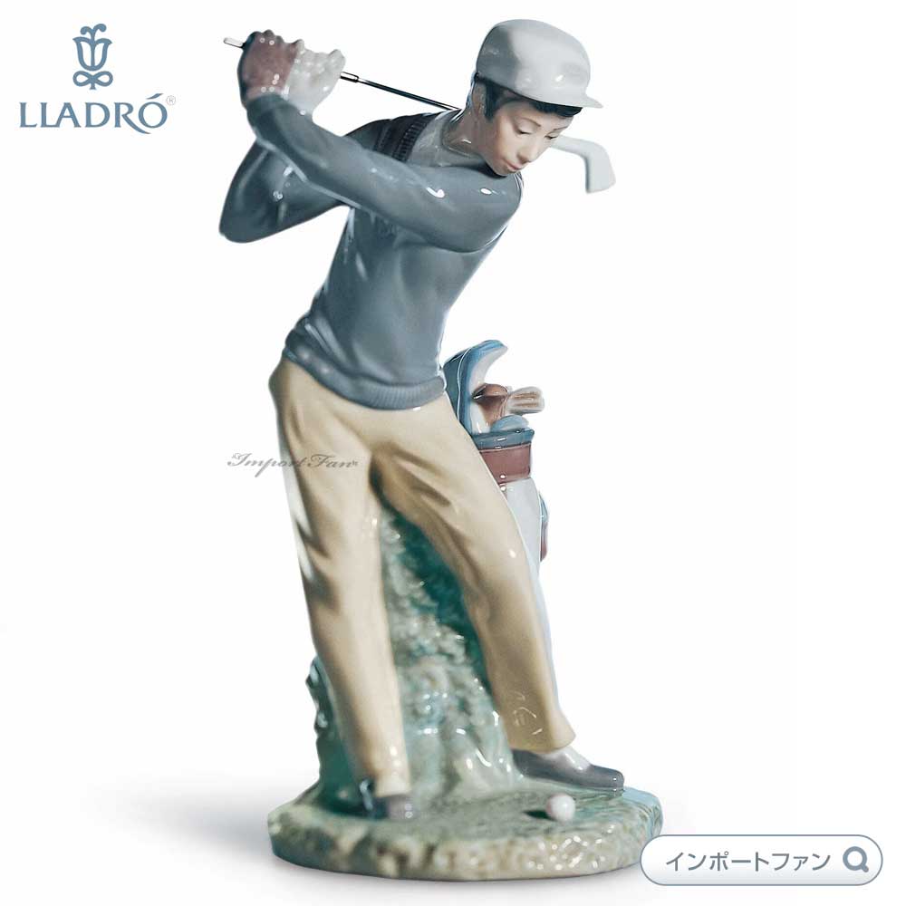 楽天市場】リヤドロ ナイスショット ゴルフ 男性 置物 01004824 LLADRO