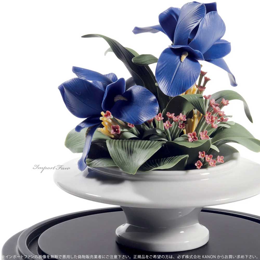 楽天市場】リヤドロ センターピース アイリス アヤメ 菖蒲 世界限定