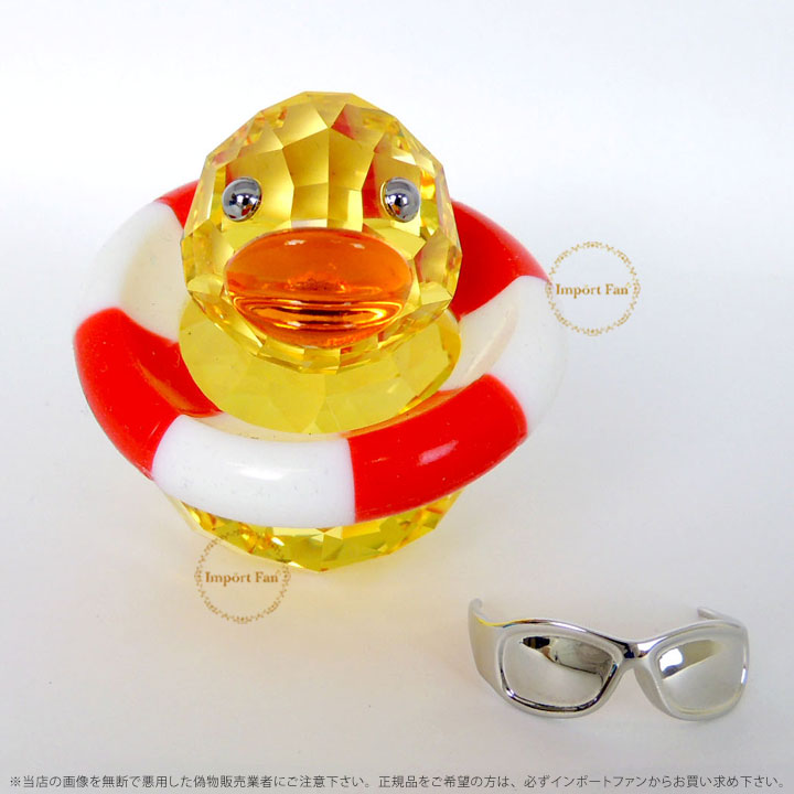 あや】【新品 保証書付き】スワロフスキー ハッピーダック あや