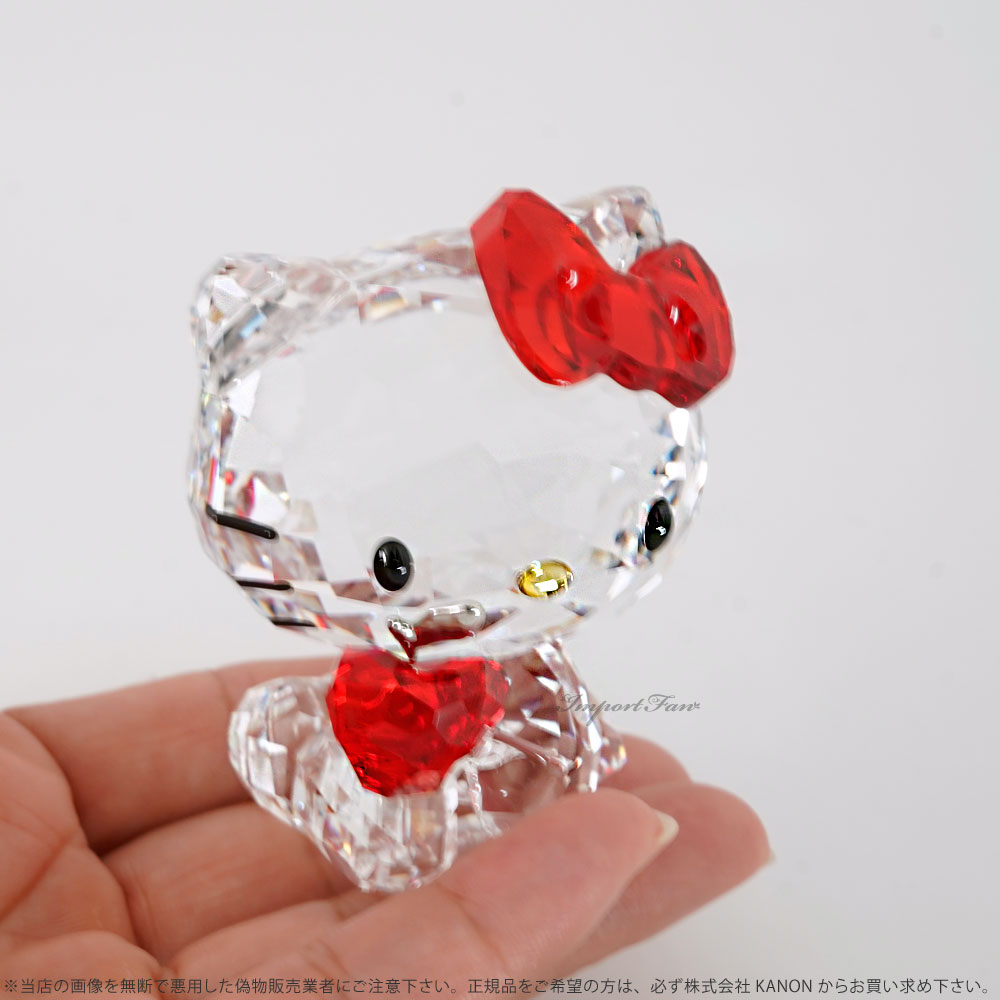 楽天市場】スワロフスキー ハローキティレッドアップル レッド リボン