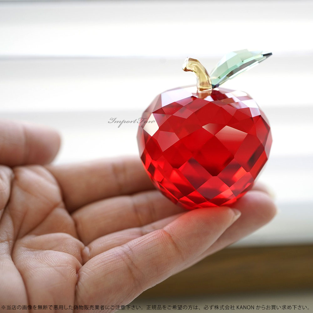 楽天市場】スワロフスキー レッド アップル 赤い林檎 愛 プレゼント