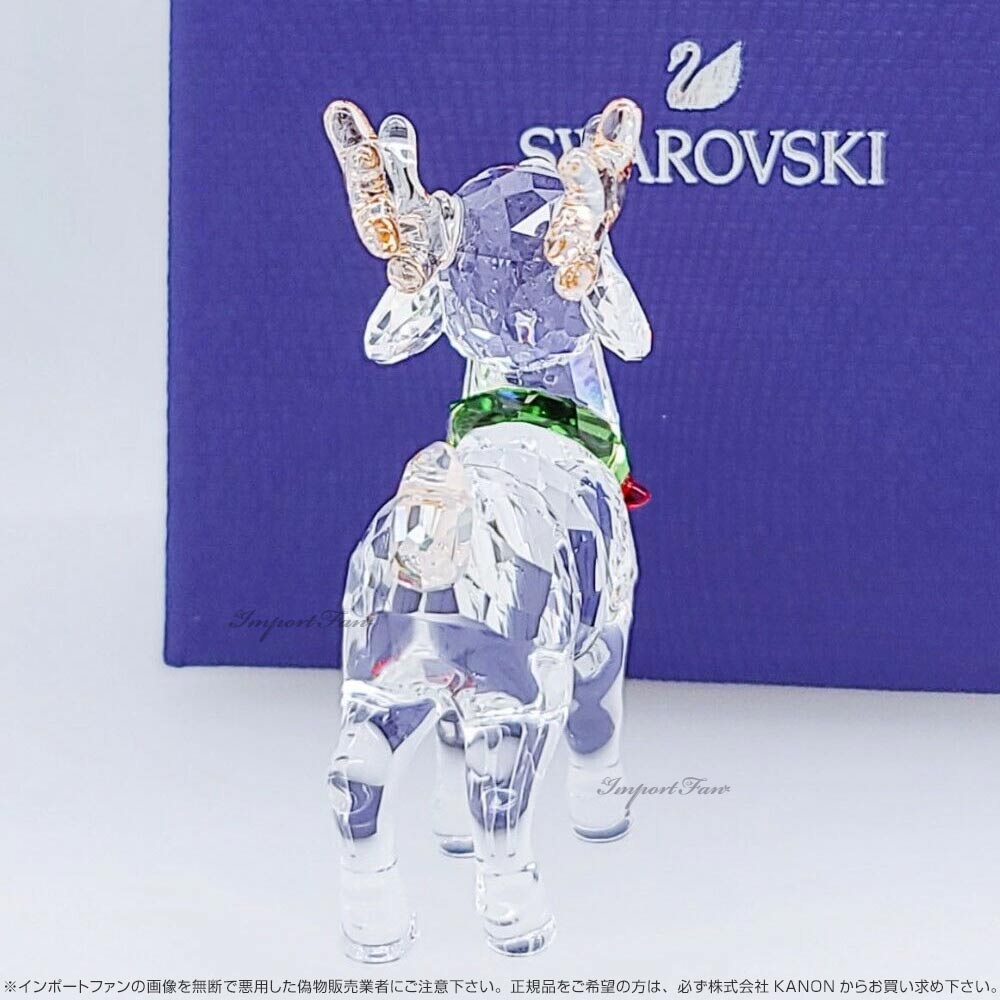 楽天市場】スワロフスキー サンタのトナカイ 置物 クリスマス 5532575