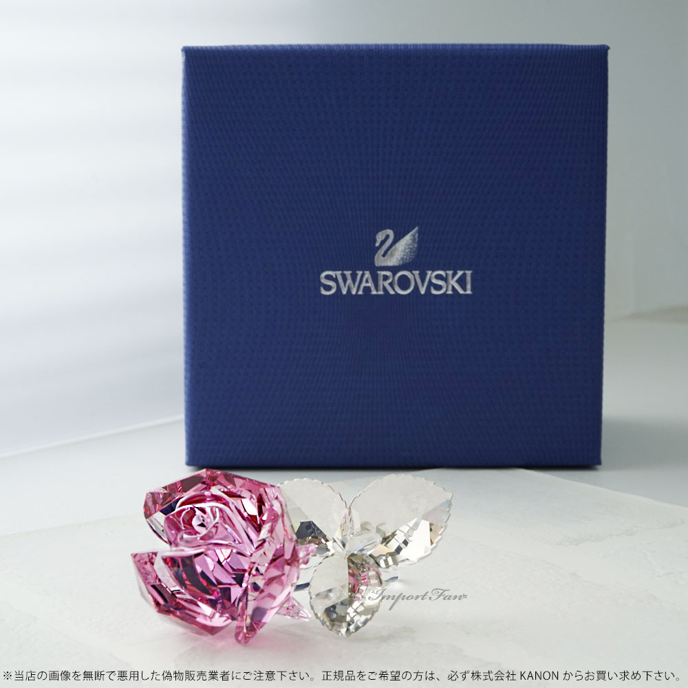 楽天市場】スワロフスキー ブロッサミング ローズ ライトピンク