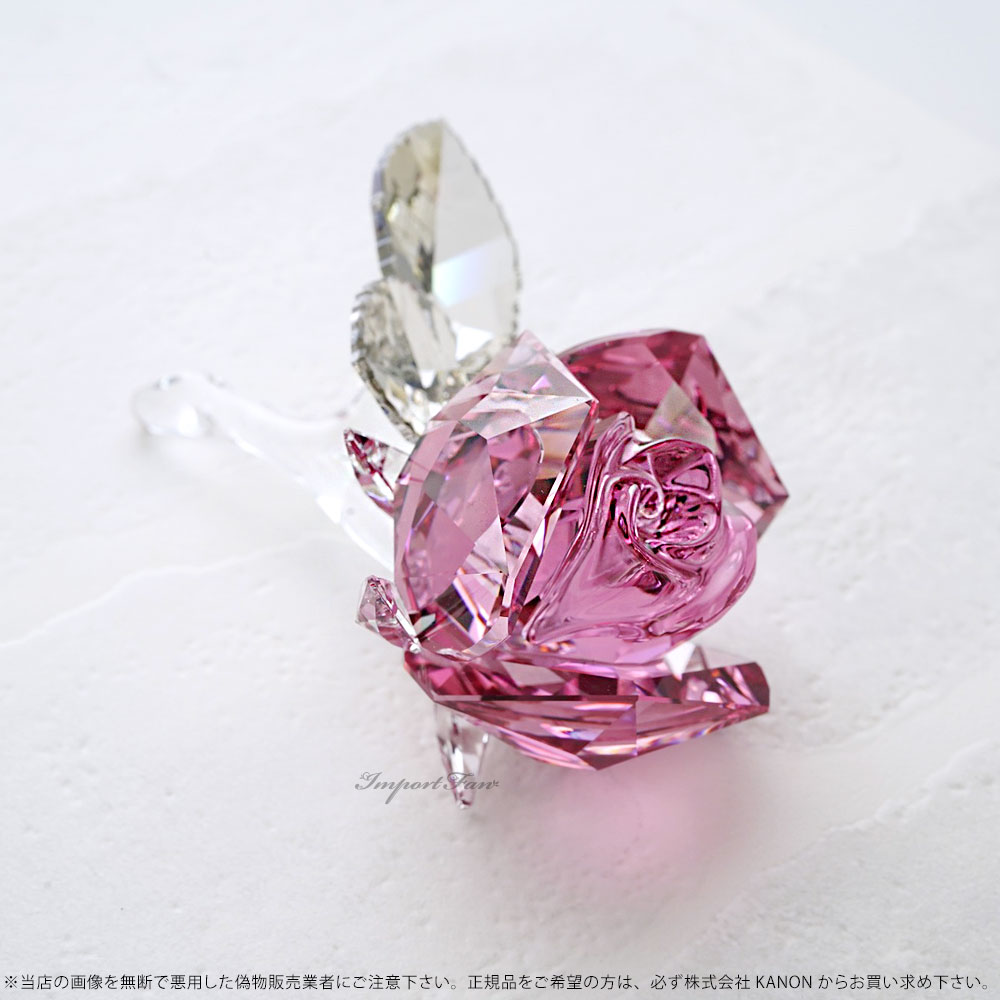 楽天市場】スワロフスキー ブロッサミング ローズ ライトピンク