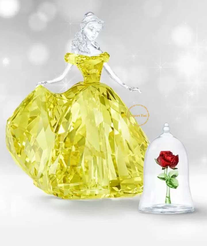 楽天市場】スワロフスキー 魔法のバラ 美女と野獣 ディズニー 5230478