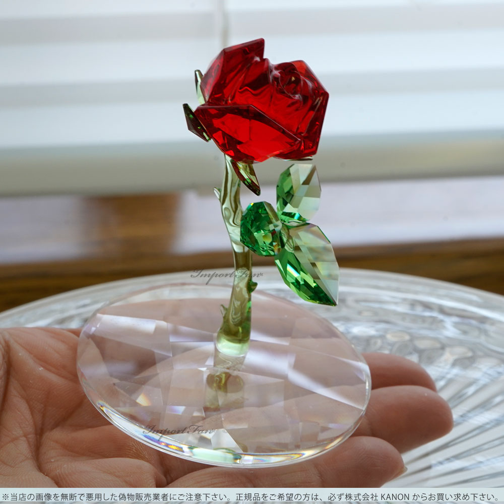 楽天市場】スワロフスキー 魔法のバラ 美女と野獣 ディズニー 5230478