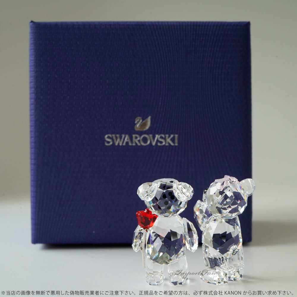 楽天市場】スワロフスキー クリスベア 素敵なサプライズ カップル バラ