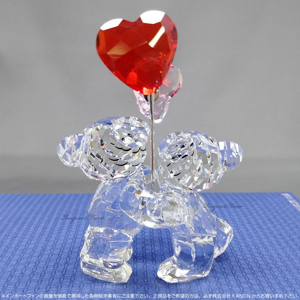 楽天市場】スワロフスキー クリスベア ハートバルーン 幸せなカップル
