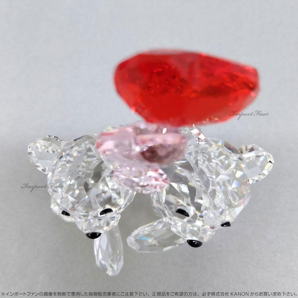 楽天市場】スワロフスキー クリスベア ハートバルーン 幸せなカップル