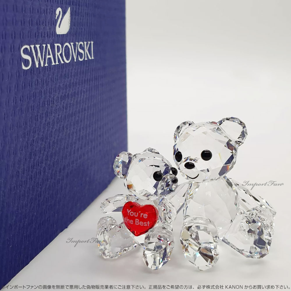 楽天市場】スワロフスキー クリスベア 親子 あなたは最高 ペア