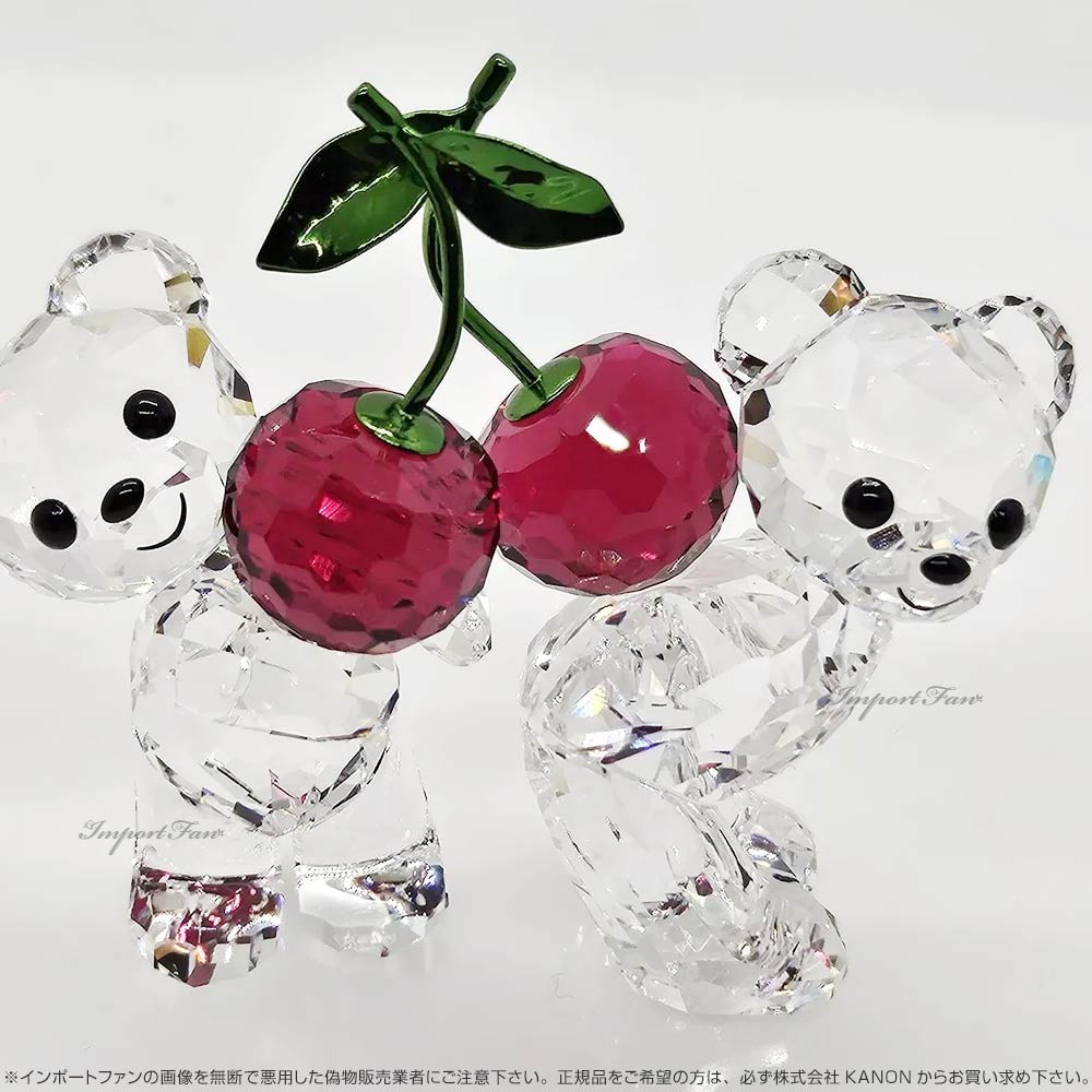 楽天市場】スワロフスキー クリスベア いつも一緒 サクランボ チェリー