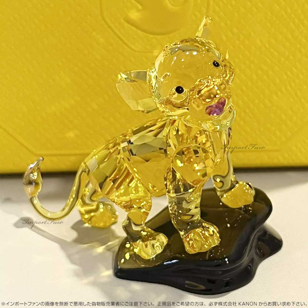 楽天市場】スワロフスキー シンバ ライオンキング ディズニー 置物
