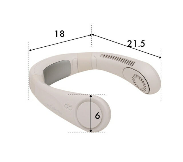 楽天市場】エレス ネックファン 冷却プレート アイファンカラーアイス