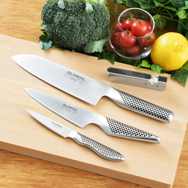 楽天市場】【無料ラッピング】【豪華特典付き】GLOBAL 包丁 三徳4点