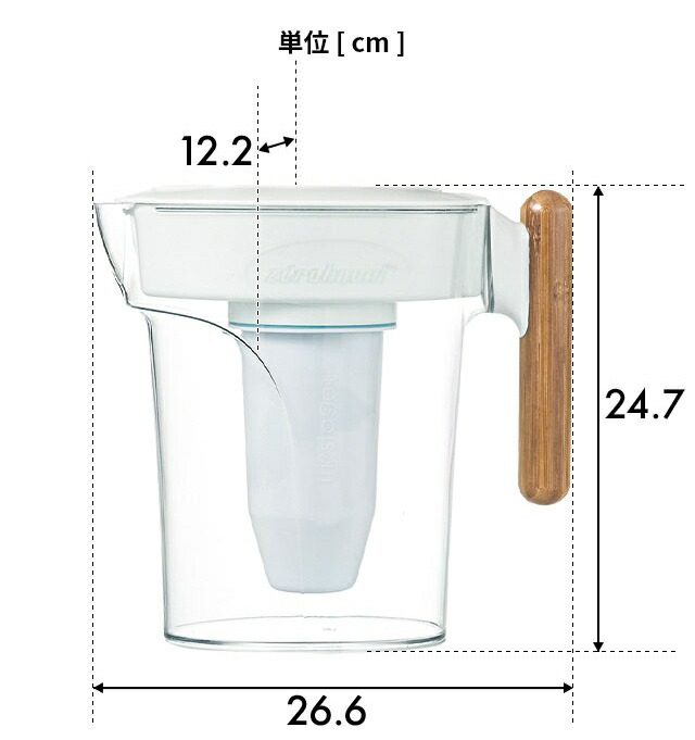 楽天市場】ゼロリキッド ZEROゼロピッチャー 浄水ポット ポット型浄水