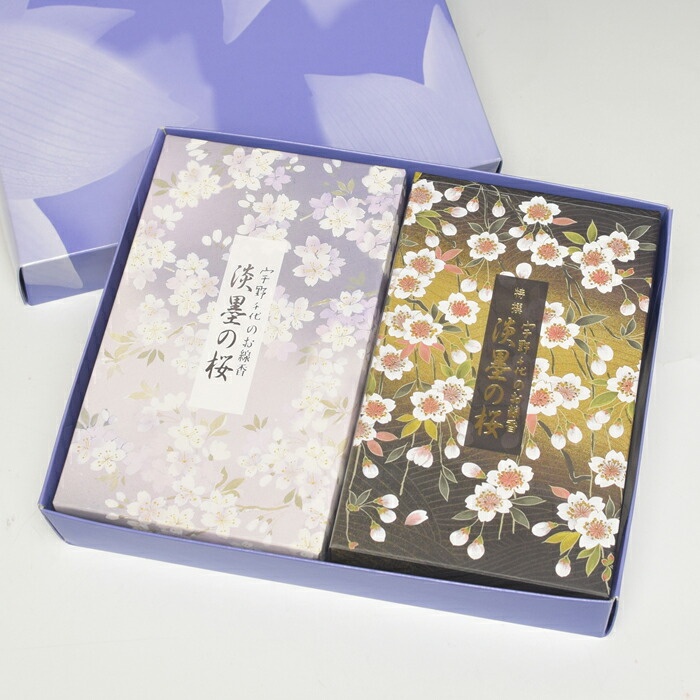 楽天市場】線香 ギフト 贈答用 セット 日本香堂 宇野千代のお線香 淡墨