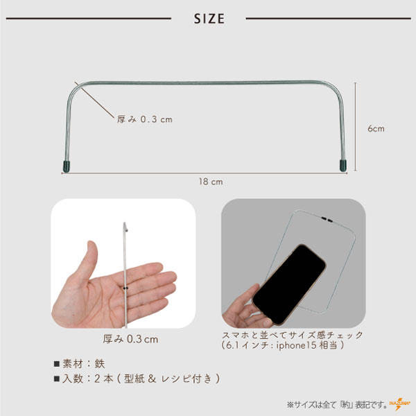楽天市場】ワイヤー口金 横約18cm 高さ約6cm BK-1862 メール便可