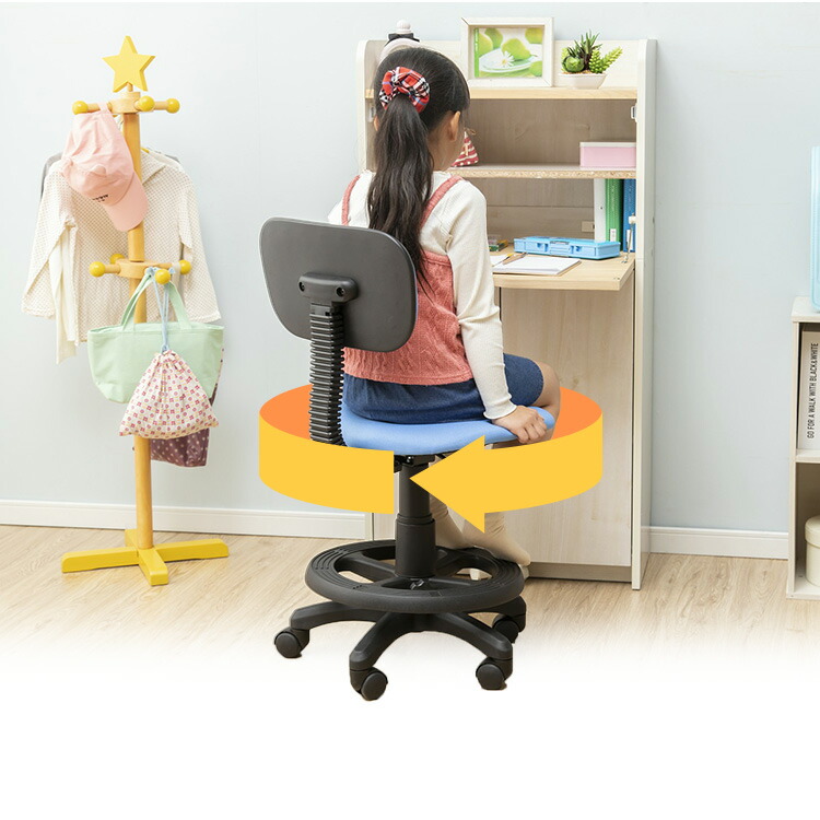 楽天市場】学習椅子 中学生 小学生 キャスター付き 高さ調整 学習