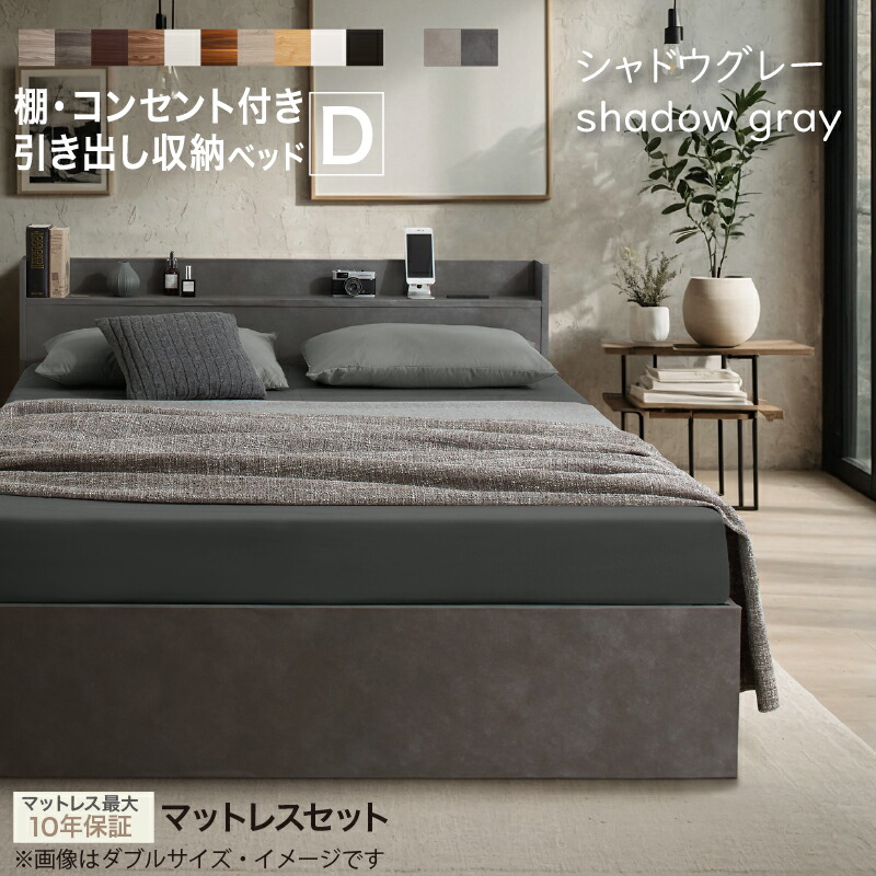 楽天市場】【新発売 25日20時～誰でも全品P5倍】ベッド ダブルベッド