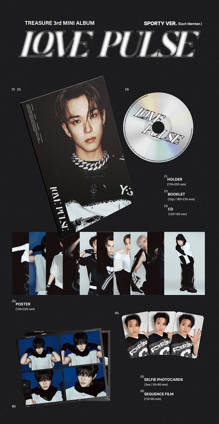 楽天市場】TREASURE - 3rd MINI ALBUM 「LOVE PULSE」 SPORTY VER