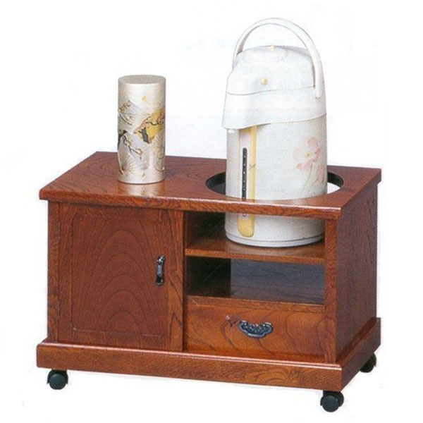 楽天市場】ポットワゴン キャスター付き お座敷ワゴン 和風 リビング