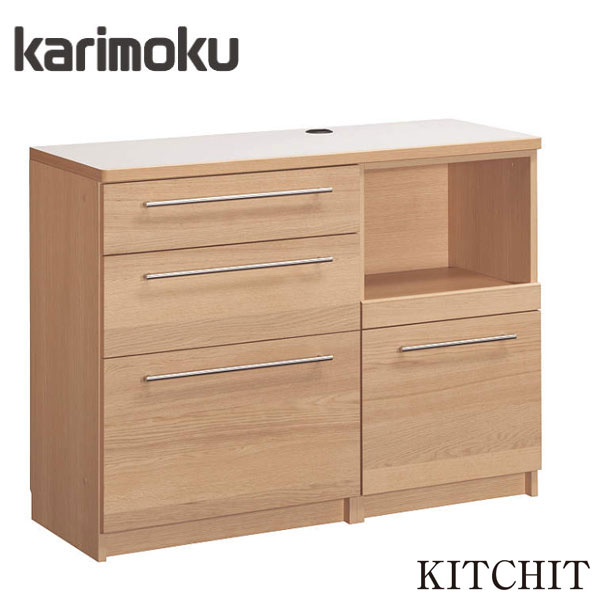 楽天市場】【開梱設置無料】 カリモク カウンター おしゃれ キッチン