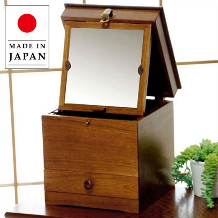 楽天市場】メイクボックス 鏡付き コスメボックス 持ち運び 化粧箱