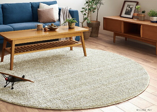 楽天市場】スミノエ BIG｜円形 ラグ・M リュストル / 200×200cm