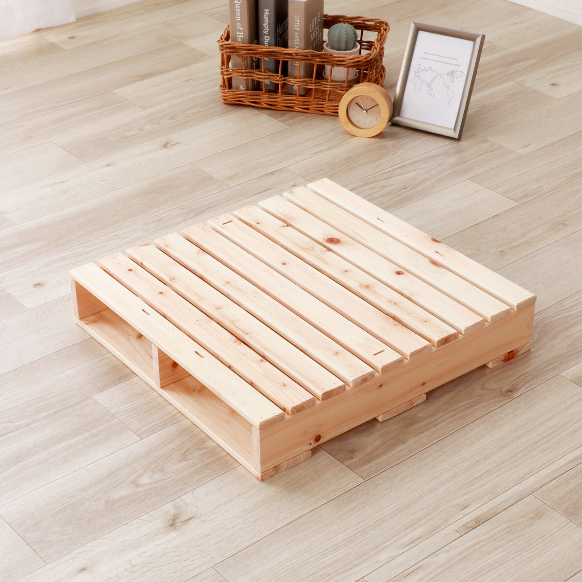 楽天市場】繊細すのこ パレットベッド ハーフパレット 単品1枚 国産