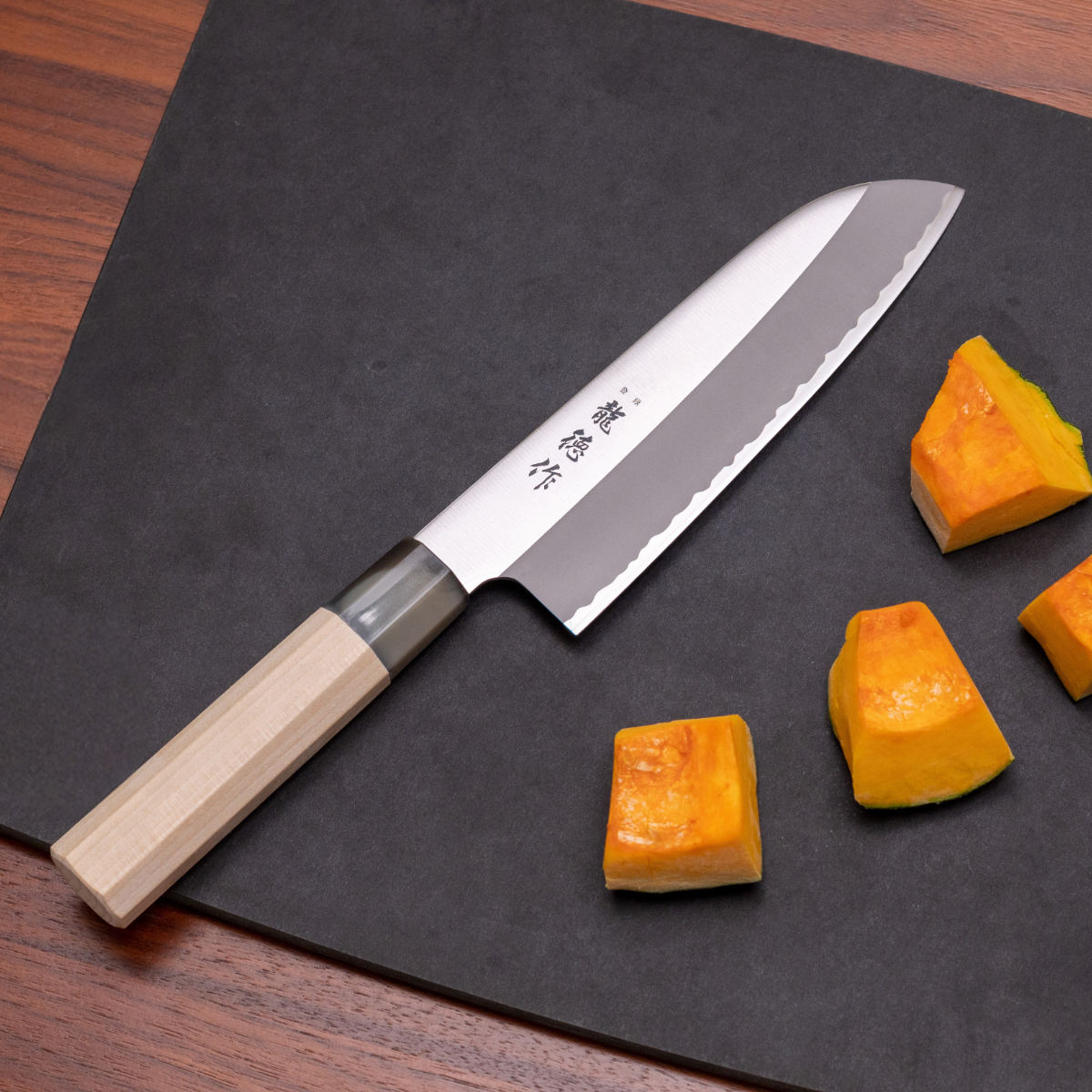 楽天市場】三徳包丁 16.5cm 龍徳作 八角柄 和包丁 日本製 （ 料理包丁